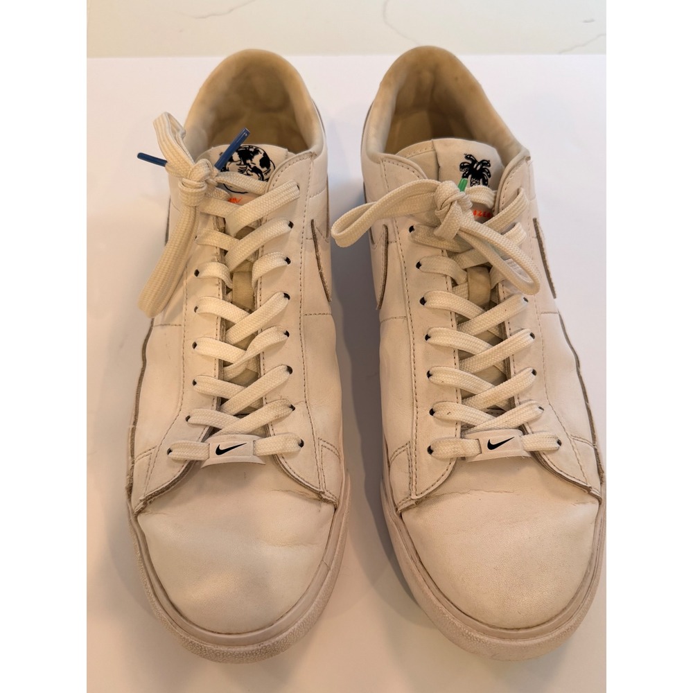 Nike Blazer Low Flyleather QS Earth Day Steven Harrington CI5546-100 Mens 10